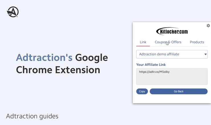 Adtraction Chrome Extension